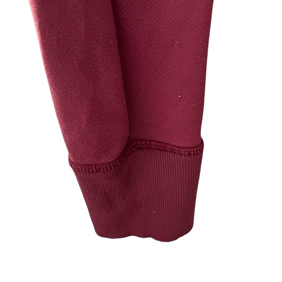 LULULEMON Daily Practice Jacket Hooded In Wine Berry Size 4 Stretch Full Zip - Picture 8 of 13
